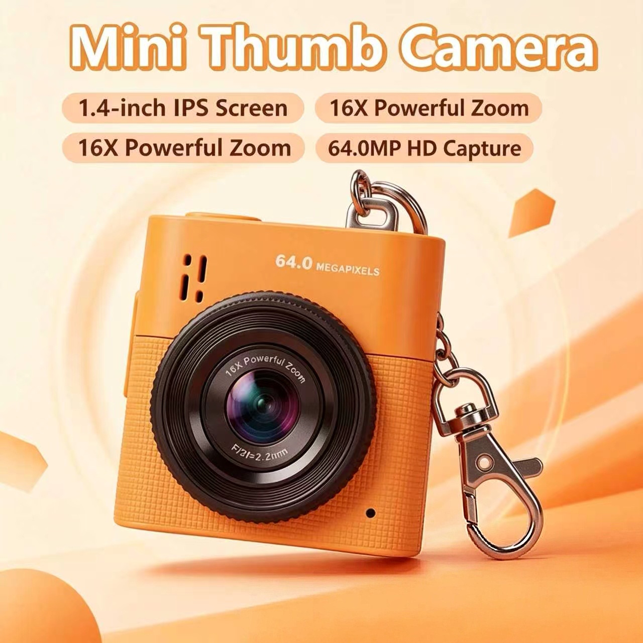 Photography Ratio - Mini Fotocamera da 64MP con Zoom