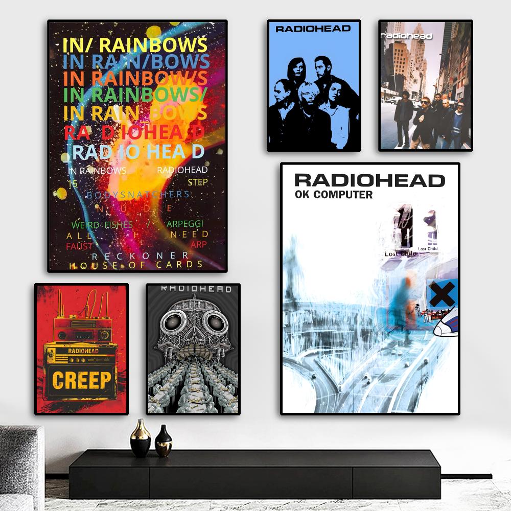 Photography Hobby - R-Radiohead Band Rainbow Painting Calligraphy HD