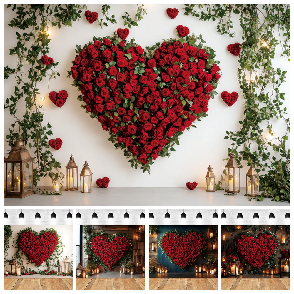 Photography Date - Sfondo di San Valentino Grande rosa