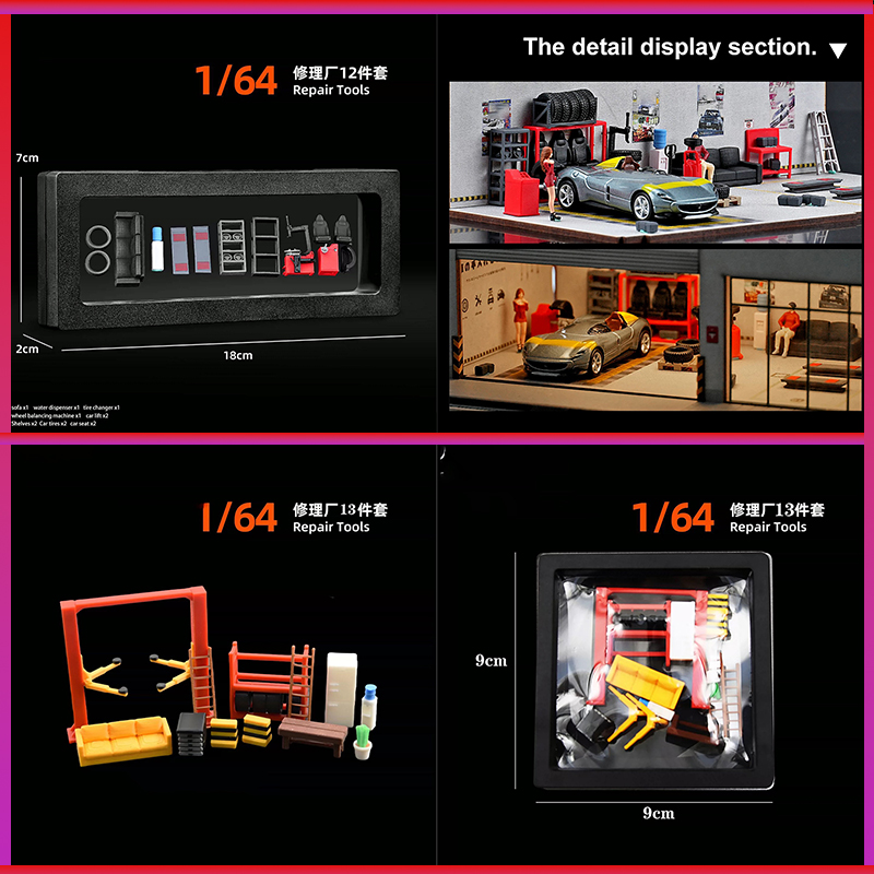 Photography Model - Set di Accessori per Officina di