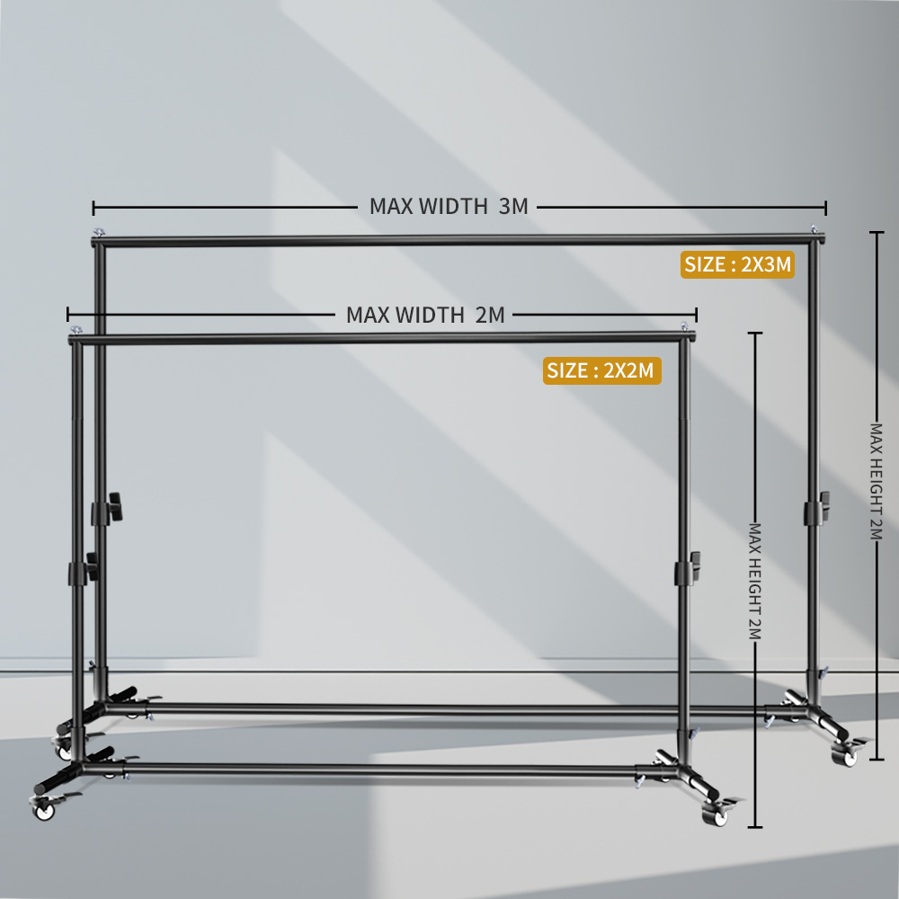 Backdrop Stand Kit - Supporto per sfondo fotografico SH 2X2M