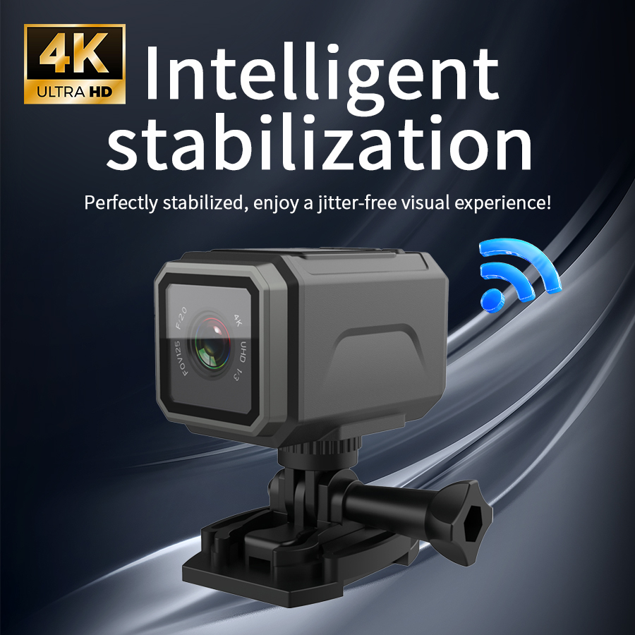 Photography Date - Telecamera d'azione 4K EIS 125 °