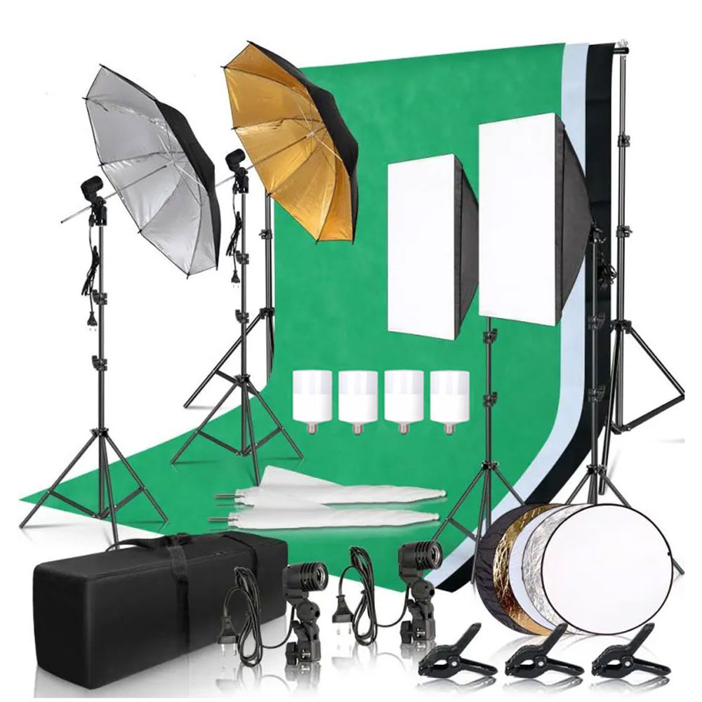 Backdrop Stand Kit - Kit di Illuminazione per Studio Fotografico