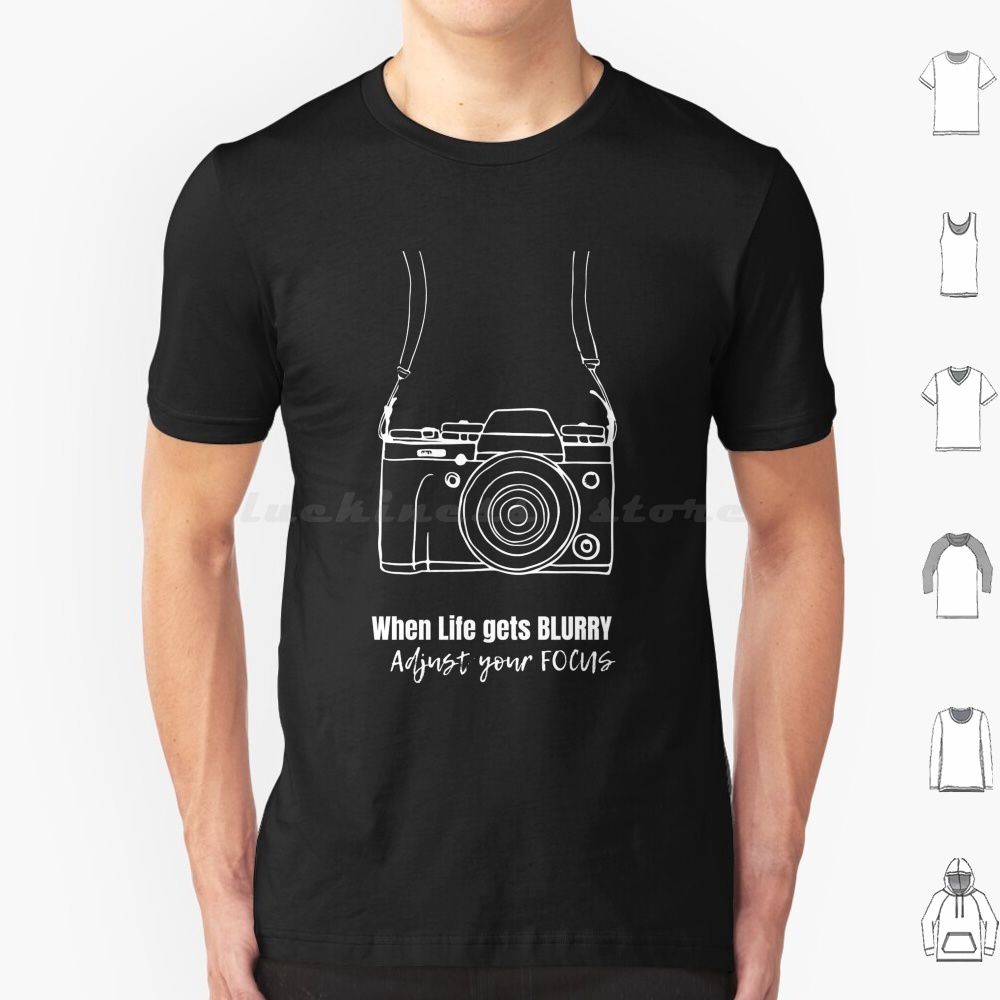Photography Quotes Short - T-shirt con design ispirato alla fotografia,