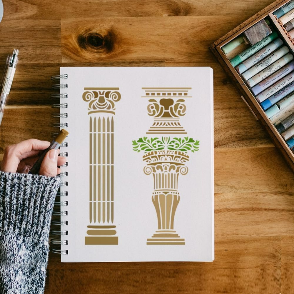 6 stencil per colonne romane p - Photography Architecture recensione e prezzo