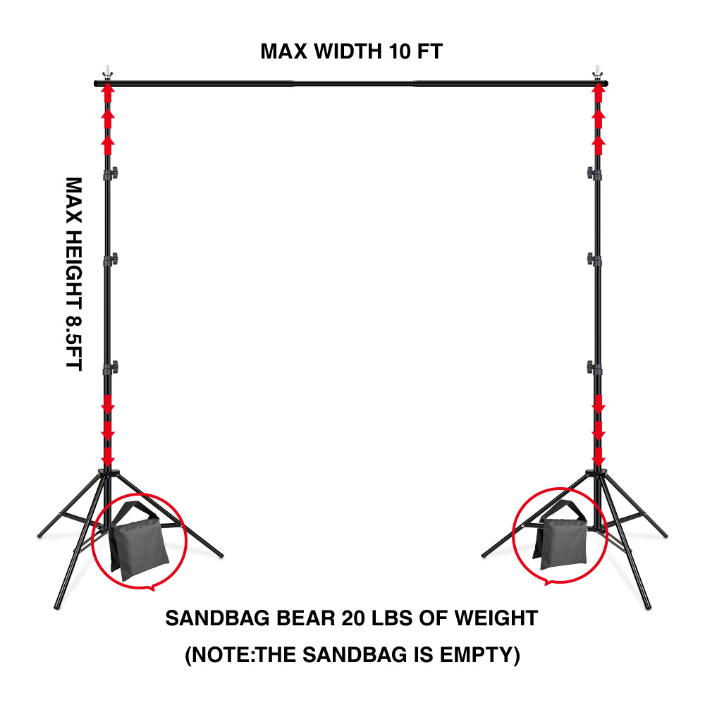 Fondale Stand Video Photo Vide - Backdrop Stand Kit recensione e prezzo