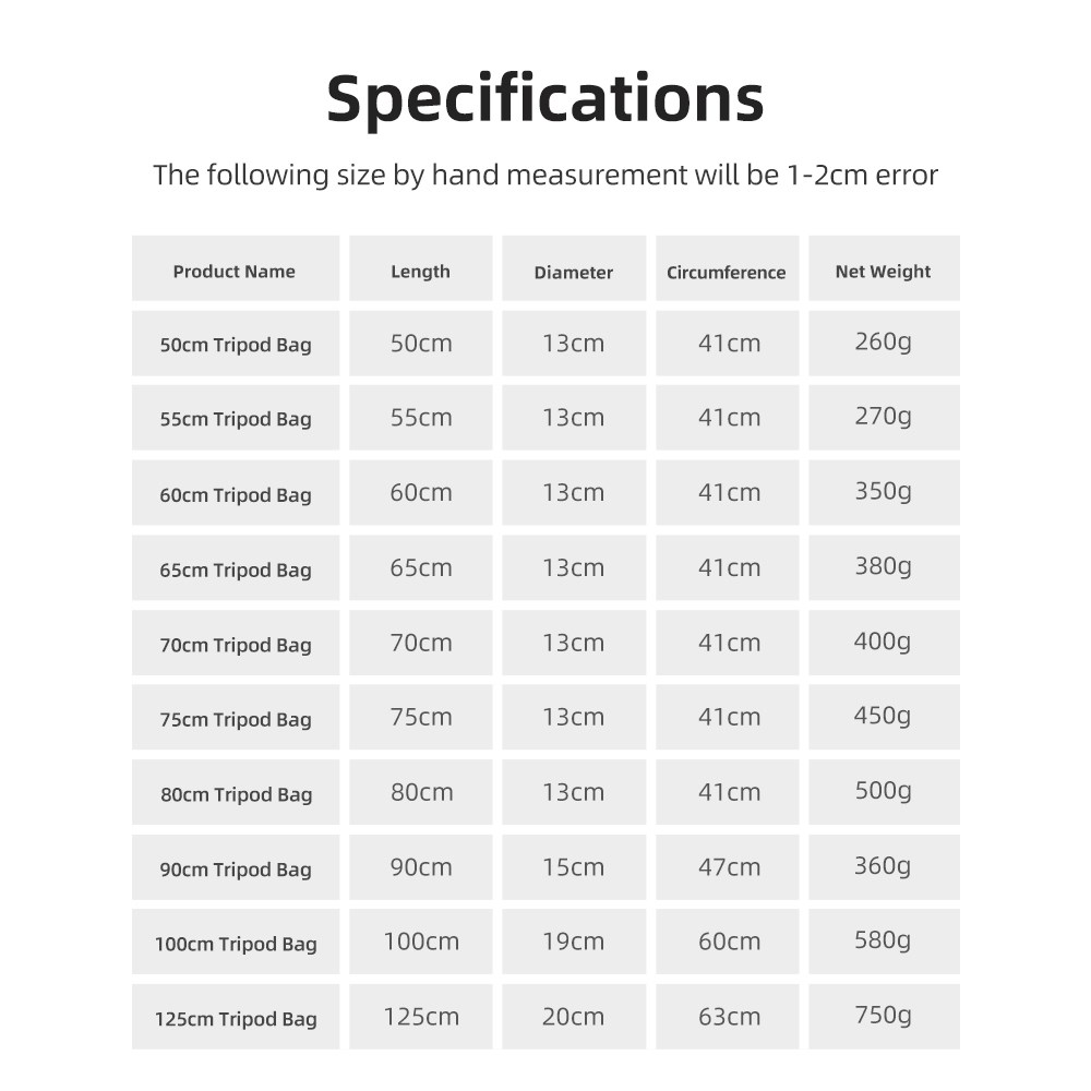 55/60/65/70/75/80/100/125 cm i - Photography Basics recensione e prezzo