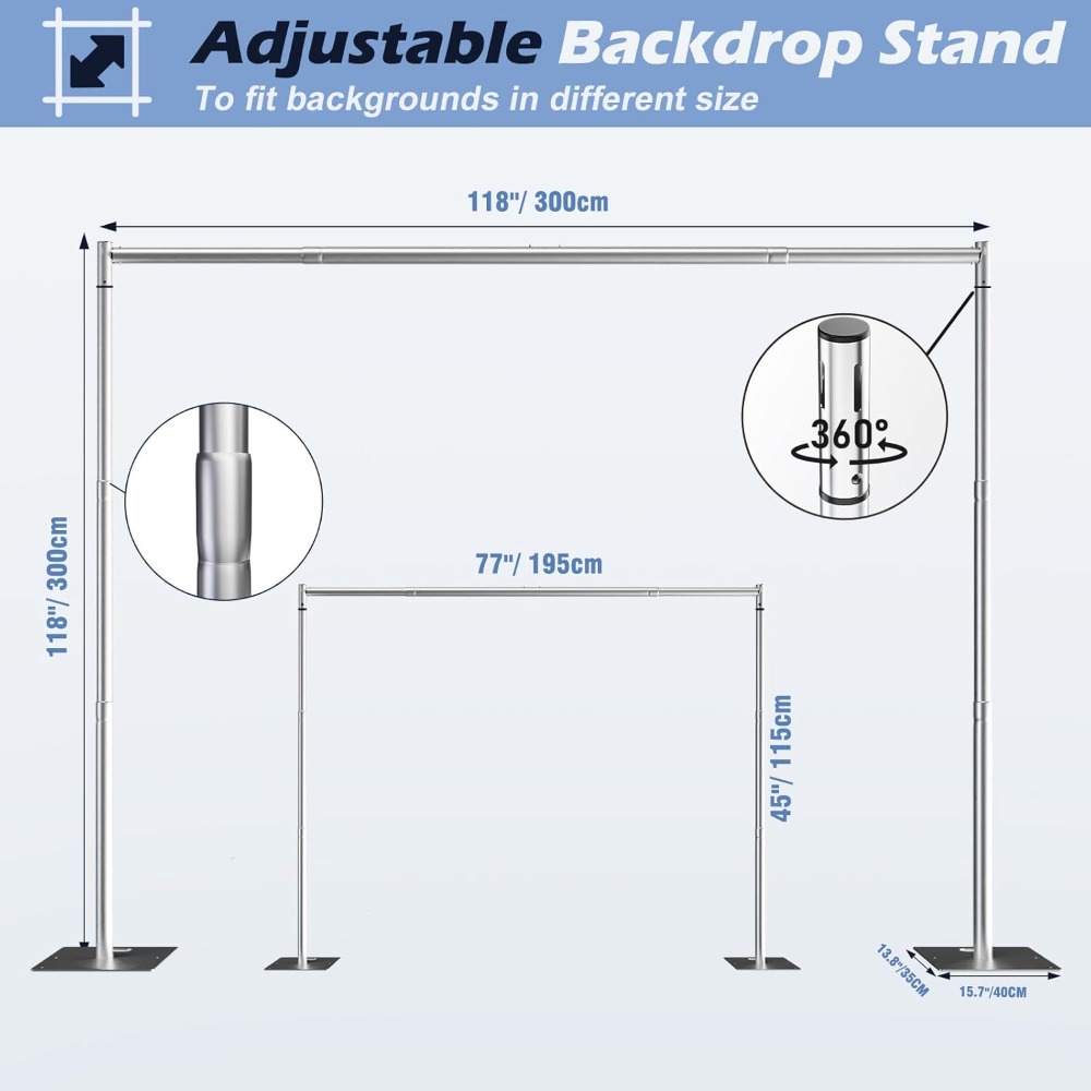 Kit Supporto per Fondale Fotog - Backdrop Stand Kit recensione e prezzo